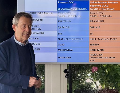 Vino/Vino, Conegliano Valdobbiadene Docg: nei primi 4 mesi del 2025 +20%