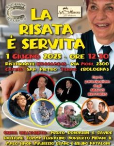 Salute/"Io ci sono", a Castel San Pietro pranzo-spettacolo contro neurofibromatosi