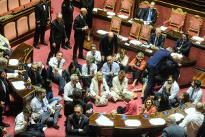 Roma - Senato, conversione in legge del DL sicurezza