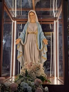 Chiesa/Pellegrinaggio Statua Vergine Medaglia Meravigliosa arriva in Liguria